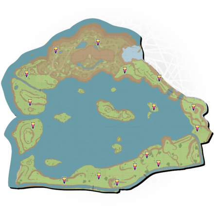 Pokemon Scarlet and Violet (SV) - Casseroya Lake Trainer Locations