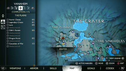 God of War Ragnarok - Scroll Map Location