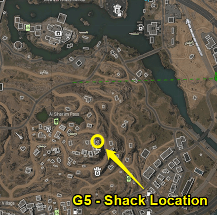 Warzone 2.0  - Mountaintop Spotter Shack Coordinates