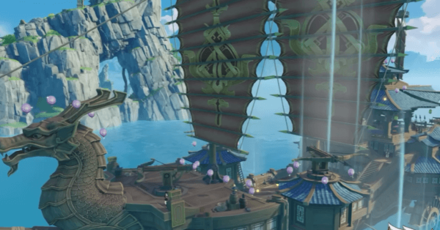 Genshin - Across the Wilderness - Liyue Terrain