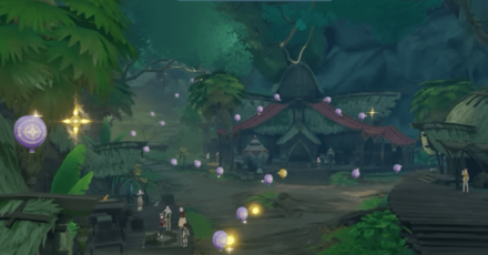 Genshin - Across the Wilderness - Sumeru Rainforest Terrain