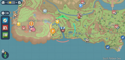 Pokemon Scarlet and Violet SV - TM037 - Draining Kiss TM Overworld Location