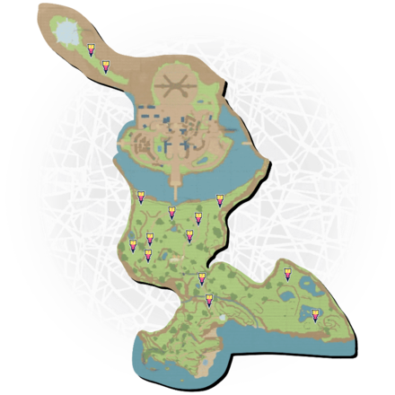 Pokemon Scarlet and Violet (SV) - South Province (Area One) Trainer Locations