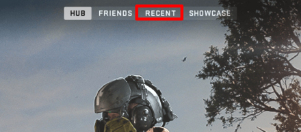 Warzone 2.0 - Recent Menu