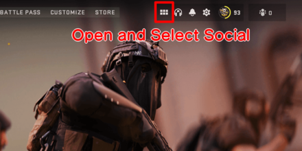 Warzone 2.0 - Social Menu