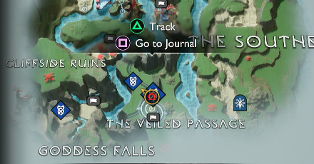 GoW Ragnarok - Map View