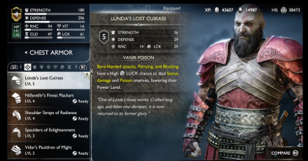 GoW Ragnarok - Lost Cuirass