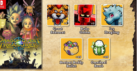 Dragon Quest Treasures - List of Editions and Differences