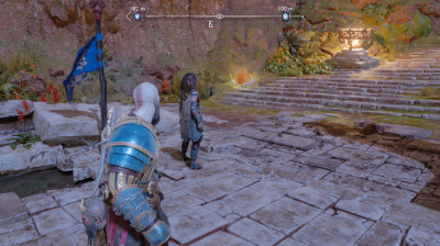 God of War Ragnarok The Burning Skies Objective 1.4