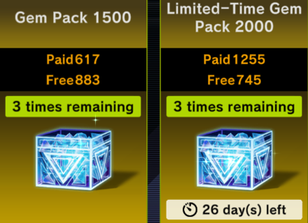 Exclusive Gem Pack