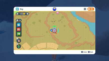 Head to the location marked on your map