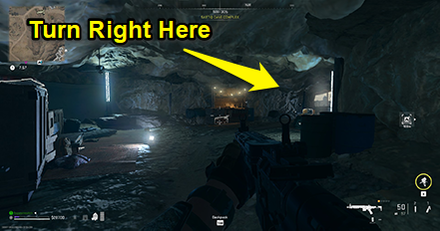 Warzone 2.0 - Cave Passage Turn Right