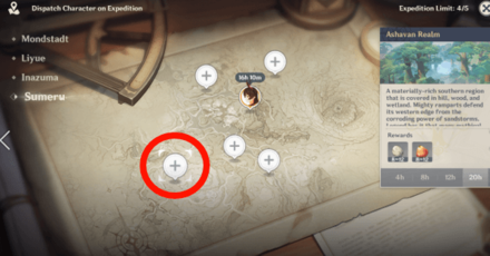 Genshin - Ashavan Realm Sunsettia Expedition