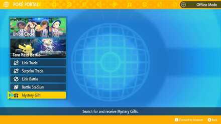 Accessing Poke Portal News, second step - Pokemon Scarlet and Violet (SV)