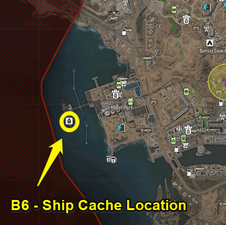 Warzone 2.0 - Hafid Ship Bridge Cache Coordinates