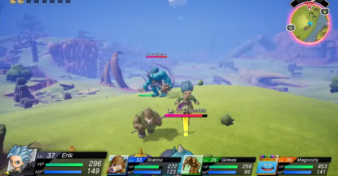 DQ Treasures - controlling Erik