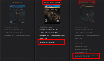 Callisto Protocol - Story DLC Early Access