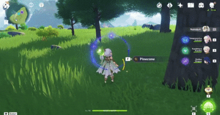 Genshin - Nahida Elemental Skill for Pinecones