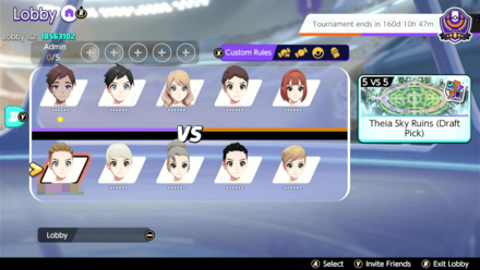 Pokemon UNITE - Draft Pick in Tournament Mode