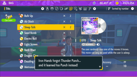 Pokemon Scarlet and Violet (SV) - Iron Hands Ice Punch