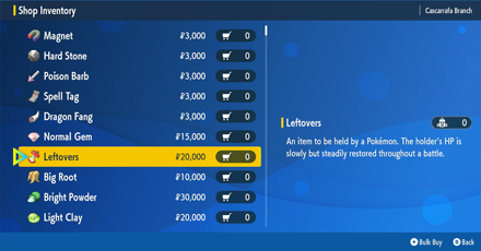 Pokemon Scarlet and Violet (SV) - Leftovers.png