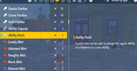 Pokemon Scarlet and Violet (SV) - Ability Patch.png