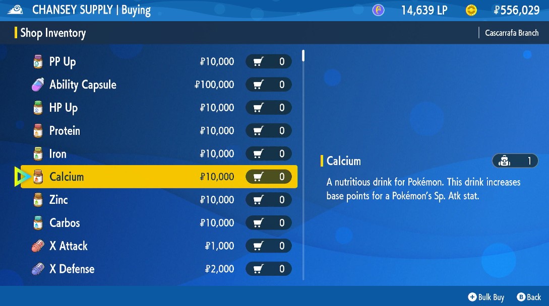 Calcium - Pokemon Scarlet and Violet (SV)