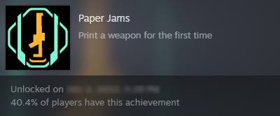 Paper Jams Achievement