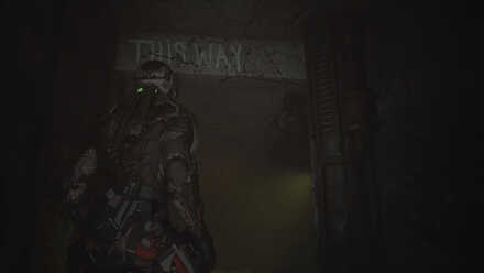 Keep following the yellow light