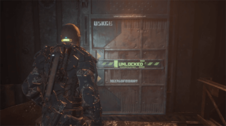 The Callisto Protocol - Door Leading to Miner Log 3