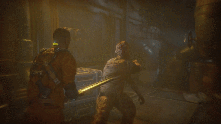 The Callisto Protocol Heavy Block Animation.gif