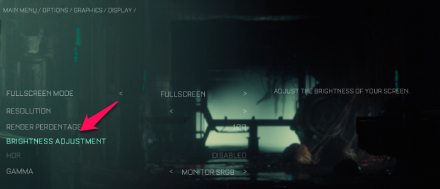 The Callisto Protocol Turn Up Brightness Image