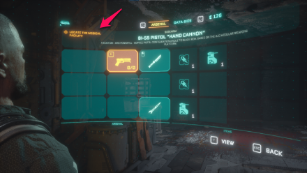 The Callisto Protocol Look at the Top Left of the Menu for Objectives Image