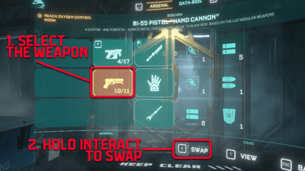 The Callisto Protocol - How to Swap Equipped Weapons