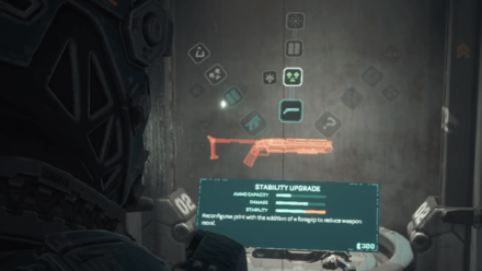 Callisto Protocol - Riot Gun Upgrade Tree