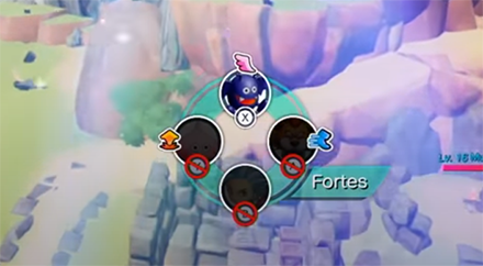 Dragon Quest Treasures - Forte Skills Menu