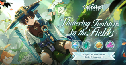 Genshin - Fluttering Footsteps in the Fields Wanderer (Scaramouche) Web Event. mode:show