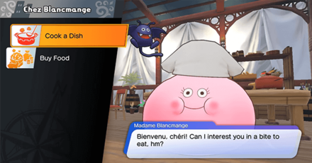 DQ Treasures - Cook Dishes to Strengthen Your Friends in Chez Blancmange