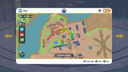 Measurement Lady Location in Mesagoza - Pokemon Scarlet and Violet (SV)