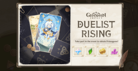 Genshin Impact - Duelist Rising Web Event