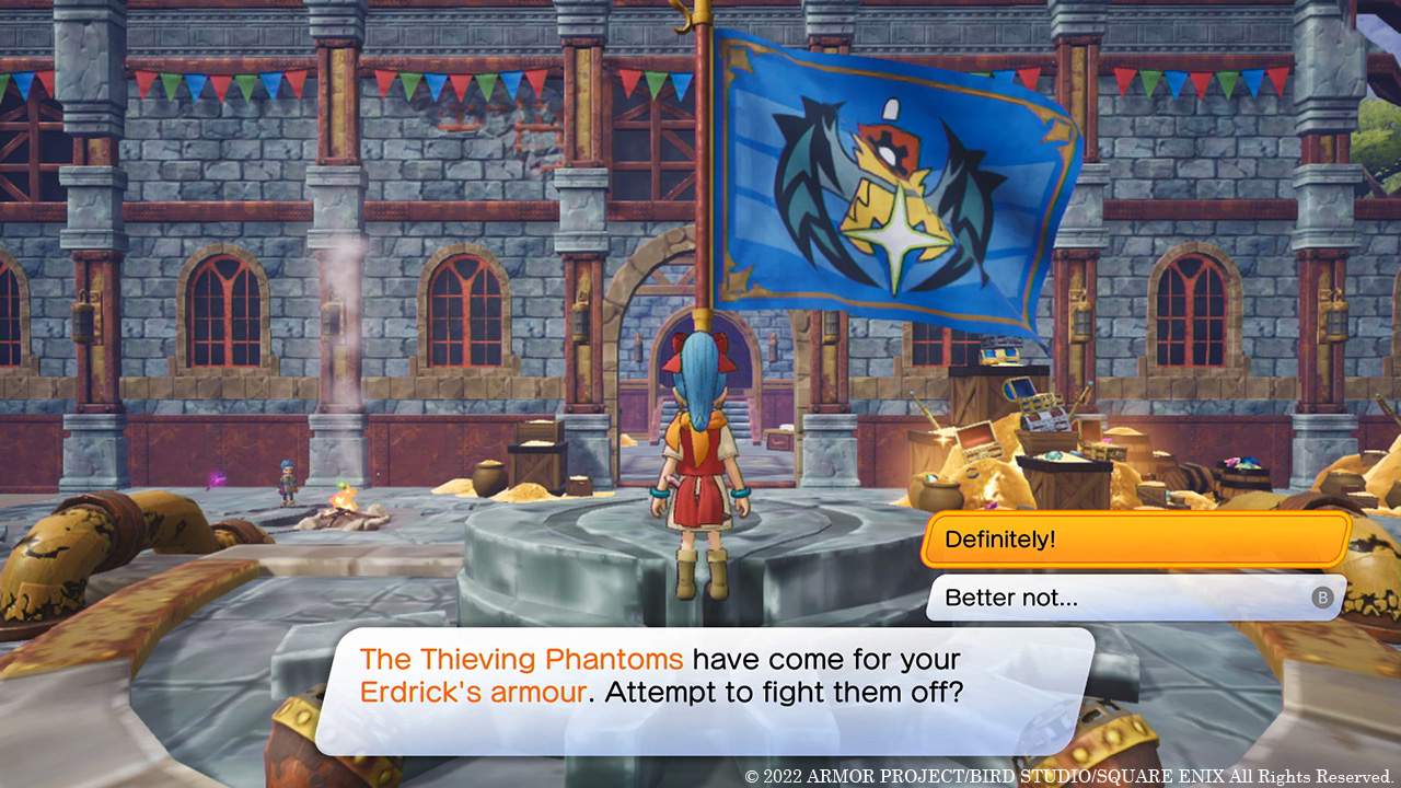 DQ Treasures - invading rival gangs