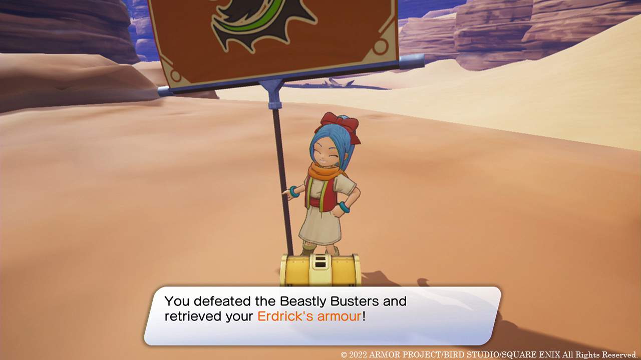 DQ Treasures - retrieving a stolen treasure