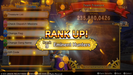 DQ Treasures -Rank Up Higher