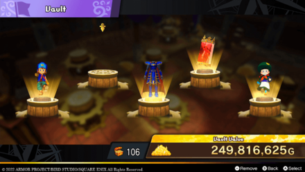 DQ Treasures -  Display Your Treasure in the Vault