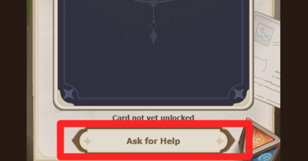 Genshin - Duelist Rising - Ask for help in collecting cards