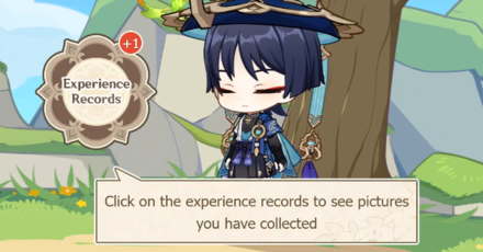 Genshin - Press on the Experience Records