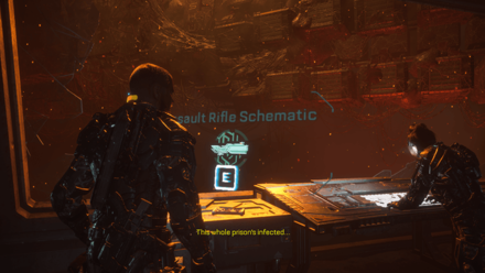 Assault Rifle at the End of Colony