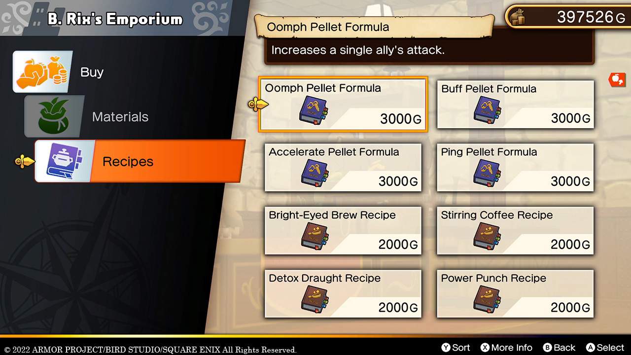 DQ Treasures - Pellet recipes from Bricky Rix