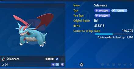 Pokemon Scarlet and Violet (SV) - Salamence best Tera Raid builds