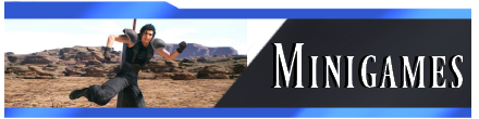 FFVII Crisis Core Reunion - Minigames Partial Banner